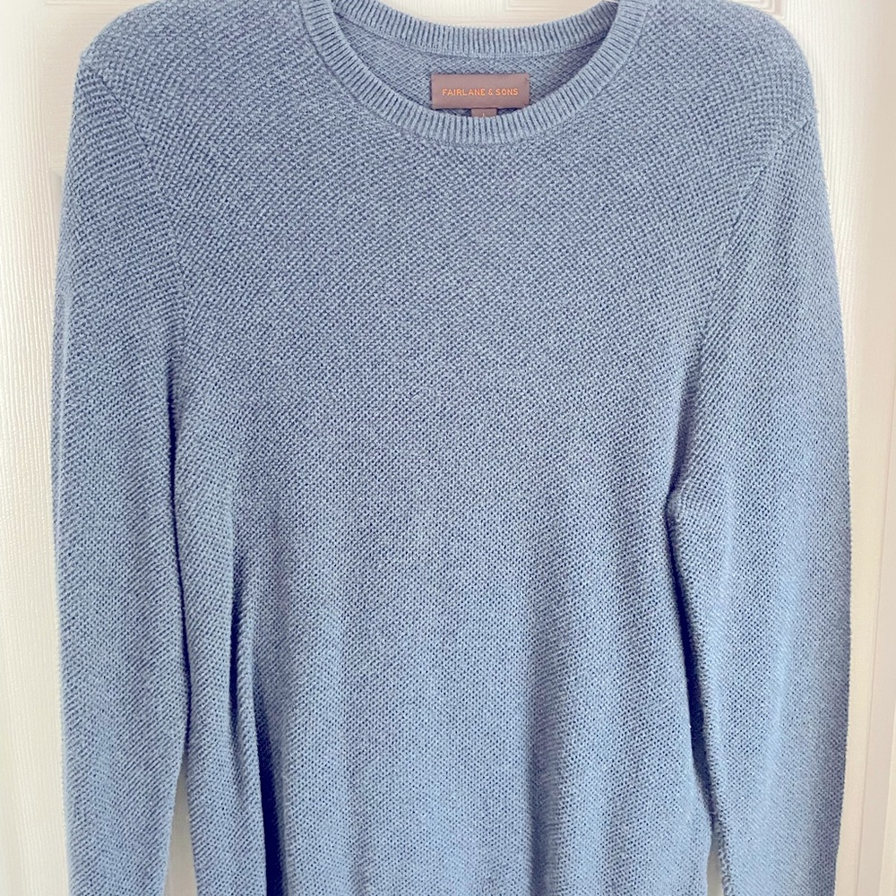 Blue Fairlane and Sons sweater size large